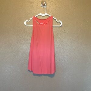 Zyia work out tank size small coral colored